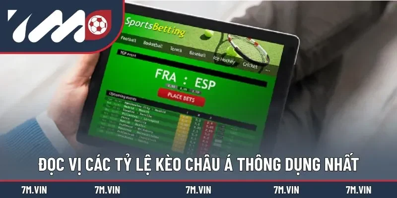 Danh sách các odd Handicap thường gặp