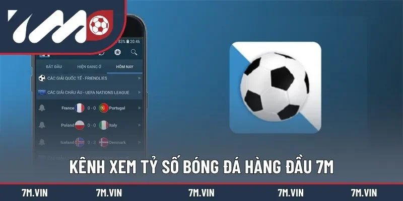 7M - Trang cập nhật tỷ số trận bóng đá nhanh