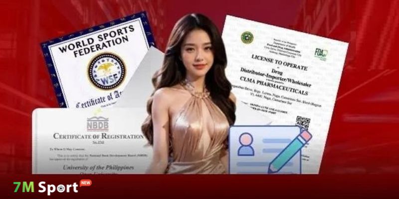 Hệ thống sở hữu đầy đủ giấy phép hoạt động trong lĩnh vực cá cược trực tuyến